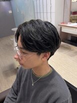 アッシュ 八王子みなみ野店(Ash)&nbsp;センターパート×フェザーパーマ　八王子みなみ野