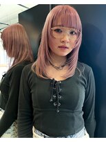 ソロ バイ フェリア(SOLO by FERIA)&nbsp;pinkcolor×layercut