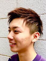 ヘアークリエーション アンベリール(hair creation embellir) アップバングで好感度を狙った爽やかスタイル