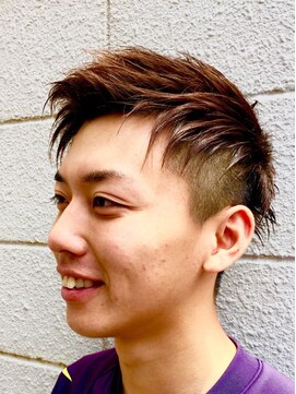 ヘアークリエーション アンベリール(hair creation embellir) アップバングで好感度を狙った爽やかスタイル