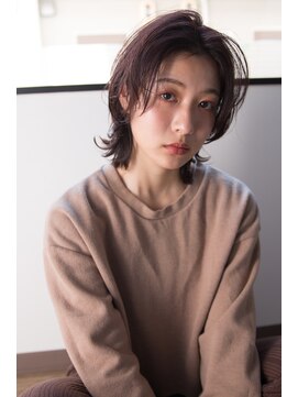 リコ ヘアアンドリラクゼーション 一宮店(LICO HAIR&RELAXATION) 伸ばしかけでもできる！センターパートバング♪