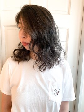 ヘアーワークス ヘルム 渋谷店(HAIR WORKS HELM) [HELM渋谷]ニュアンスセミディ×ヘルシーレイヤー