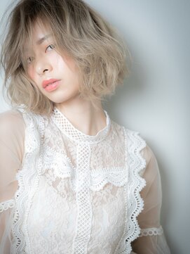 カバー ヘア ブリス 川口東口駅前店(COVER HAIR bliss) 透け感シルバーシースルーカラールーズヘアx川口10代20代30代