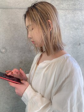 ヴェルダ 池袋店(verda) ケアブリーチで柔らかミルクティーベージュ＊fukuda