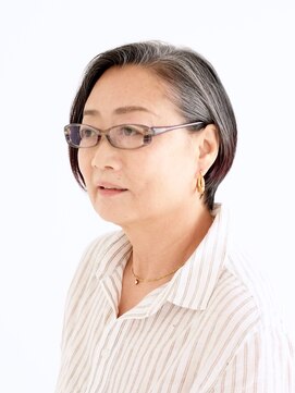 えがお美容室 【えがお美容室】50代60代に人気◎グラデーションカラーボブ