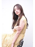#揺れ髪×#透明感カラー×無造作ウェーブ☆20代30代40代