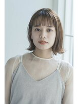 ガーデン オオタカノモリ(garden otakanomori)&nbsp;スタイリング簡単ぶつ切りボブシースルーバングブルーグレージュ