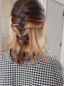 ビューティービースト 防府店(beauty:beast) インナーカラー×ヘアアレンジ