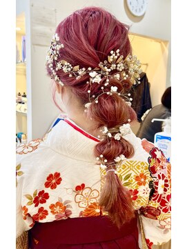マイスタイル 大井町店(My jStyle by Yamano) 編みおろし結婚式 パーティーヘア20代30代40代