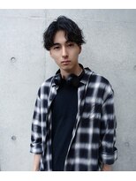 マール 矢場町(MARL)&nbsp;メンズ波巻きパーマセンターパート