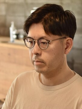 リム メンズヘア(LIM men's hair) 大人ナチュラルショートアップバング【メンズカットメンズヘア】