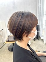 エトネ ヘアーサロン 仙台駅前(eTONe hair salon) 20代 30代 くびれショート