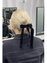ヘアセット×タイトめだんご