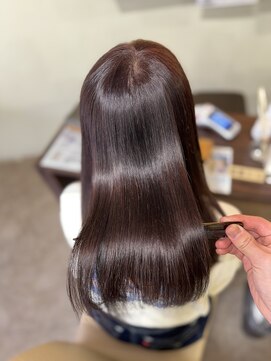ヘアーメイクポリッシュ 桂店 髪質改善/縮毛矯正/ロングヘアー/ツヤ髪/艶カラー/桂/西京区