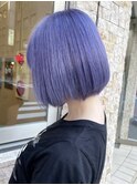 ショートヘアハイトーンオレンジベージュブルーシルバーアッシュ