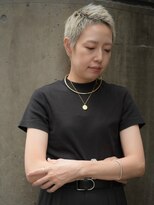 ユニオン(union) ベリーショート×ホワイトグレー