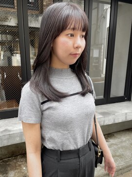 コフィー バイ メルト 吉祥寺(cofy by melt) 【松本咲花】透明感秋カラーブリーチなしラベンダーグレージュ