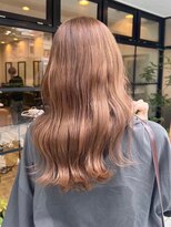 フレイムス ヘアアンドリラックス 赤羽店(Frames hair&relax)&nbsp;ピンクベージュ/透明感カラー