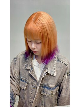 イヴ(I've) オレンジ×紫裾カラー