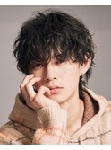 波巻きパーマスパイラルパーマミックスシャドウパーマウルフ