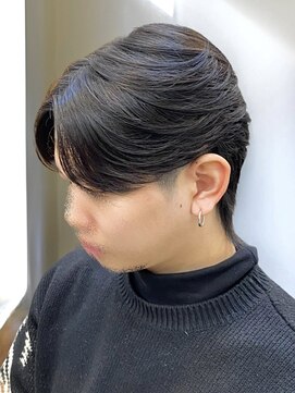 ビッケメンズヘア(Vicke Men's hair) フェザーパーマセンターパートダウンパーマニュアンスパーマ韓国