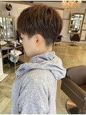 大人可愛いショートボブ白髪ぼかし20代30代40代/大分