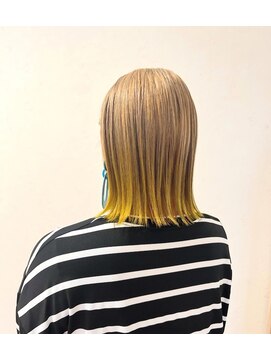 サロンドオクシー(Salon de OXY) 裾カラーボブディ