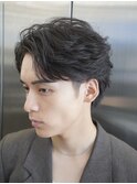 銀座フェザーパーマシャドウパーマツイストスパイラルパーマ眉毛