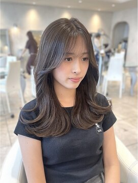 ザックラフィネ(ZACC raffine) オリーブベージュ×くびれヘア