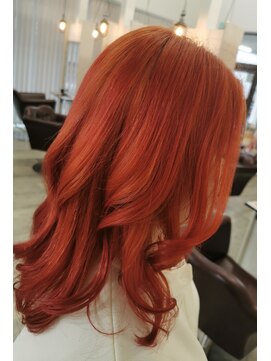 グレイス ヘア デザイニング(GRACE hair designing) アプリコットオレンジ