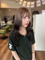 ヘアーワークス ボナ(HAIR WORKS bona.)&nbsp;女性らしい◎ナチュラルグラデーション×ゆるウェーブミディ