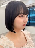 【ミニボブ】ナチュラルボブ/ストレートボブ/ショートボブ