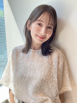 ケーツー エソラ池袋店(K-two) 30代ヘア◎ストレートくびれミディアム*顔周りカット*髪質改善