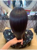 毛先までサラサラ、まとまりの良いストレート◎髪質改善