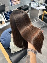 キング 梅田店(K!ng)&nbsp;縮毛矯正髪質改善ハイライトレイヤーカット梅田美容室エクステ