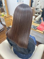 ユイマァル 倉敷店(YUIMARL)&nbsp;２０代３０代４０代セミロング縮毛矯正髪質改善ストレートくせ毛