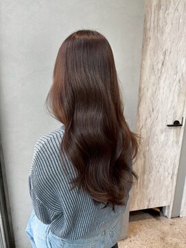 ジーナ 札幌(Zina) 髪質改善＊ヘーゼルブラウンロング＊美髪【Zina札幌】