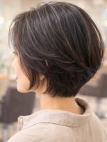 ルシードスタイル アウラ 松戸市五香(LUCIDO STYLE Aura)&nbsp;ショート マニッシュショート 無造作 アッシュ