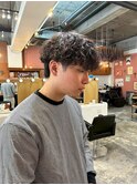 メンズマッシュ波巻きスパイラルパーマ刈り上げメンズパーマ