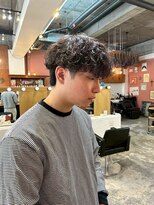 エディ(Edy) メンズマッシュ波巻きスパイラルパーマ刈り上げメンズパーマ