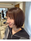 ナチュラルボブ×まとまりカット