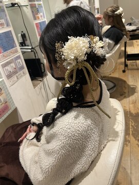 アンジュール 卒業式編み下ろしスタイル