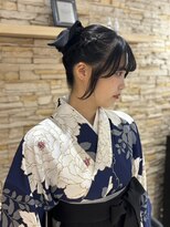 アロマ ヘアー ルーム 新宿店(AROMA hair room)&nbsp;入学式/卒業式/和装/着付け/ヘアセット/リボンアレンジ/お団子