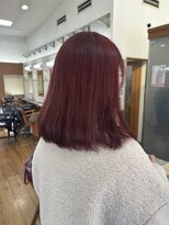 トップヘアー 中庄店(TOP HAIR fuapua) 《TOPHAIR 中庄店/きゃん》ワインレッド