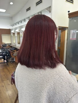 トップヘアー 中庄店(TOP HAIR fuapua) 《TOPHAIR 中庄店/きゃん》ワインレッド