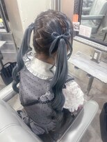 アイビー 新宿(IVY)&nbsp;編み込みりぼんツインテール