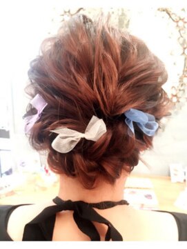 ヘアメイクアンドセットサロン リッコ(Hair make&set salon Ricco) Ricco ゆるふわウェーブアップ