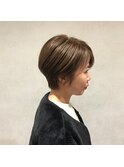 奥行きショートボブ