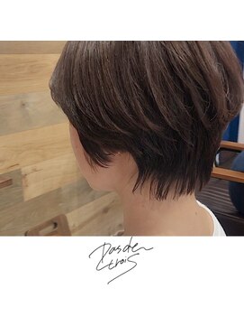 パドトロワ(Pas de trois) 新潟×品格ショート×ショコラブラウン×吉瀬美智子風カット