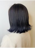 【STILLが叶える…】ネイビー☆外ハネボブ
